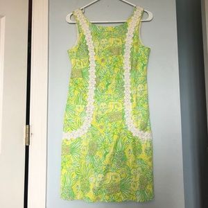 Lilly Pulitzer Liz Shift Dress in “Crazy CatHouse”